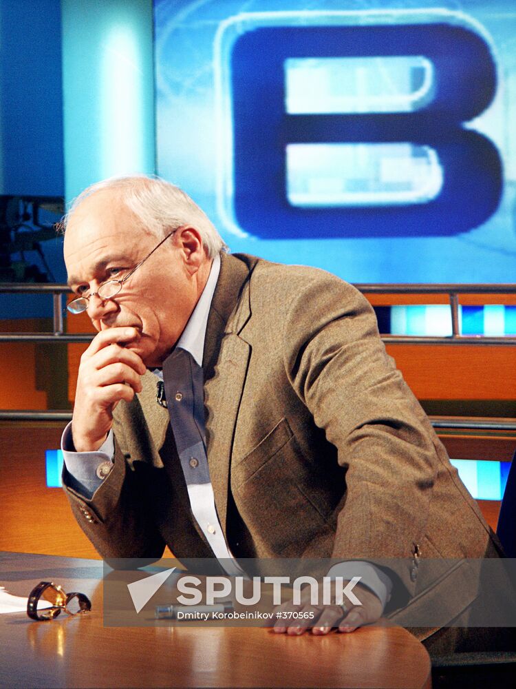 TV presenter Vladimir Posner