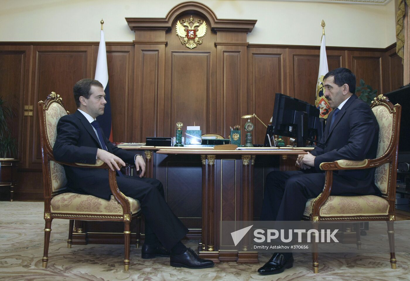 Dmitry Medvedev meets with Yunus-Bek Yevkurov