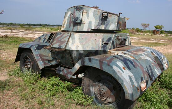 Sri Lankan civil war: mine country of Wanni
