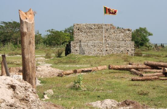 Sri Lankan civil war: mine country of Wanni
