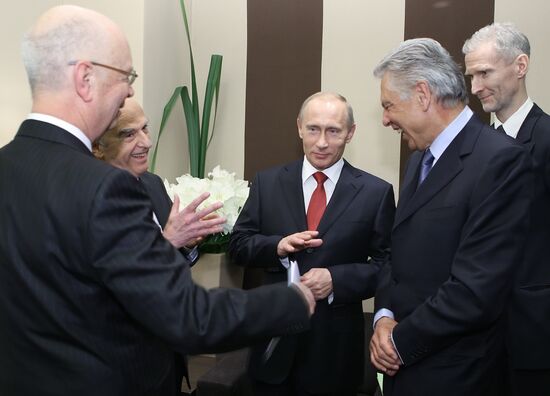 Vladimir Putin visits Davos