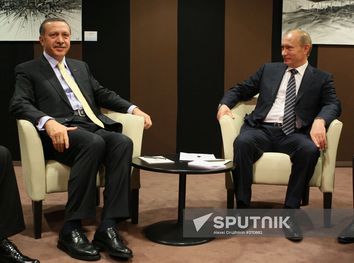 Prime Ministers of Russia and Turkey meet