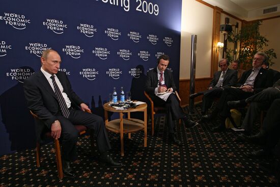 Vladimir Putin meets with Media Council people