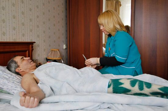 Ambulance crew at work