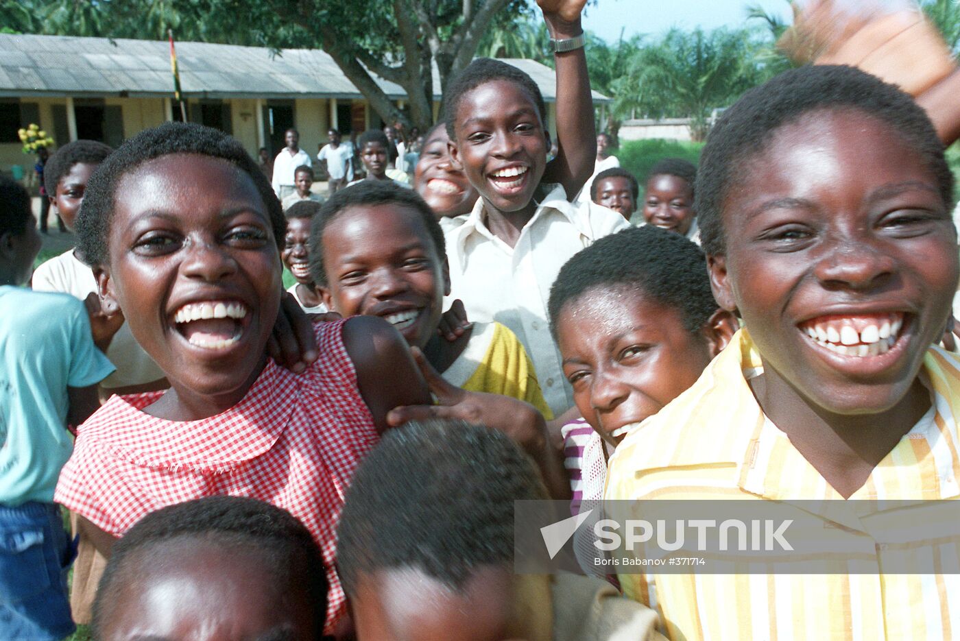 School children from Ghana