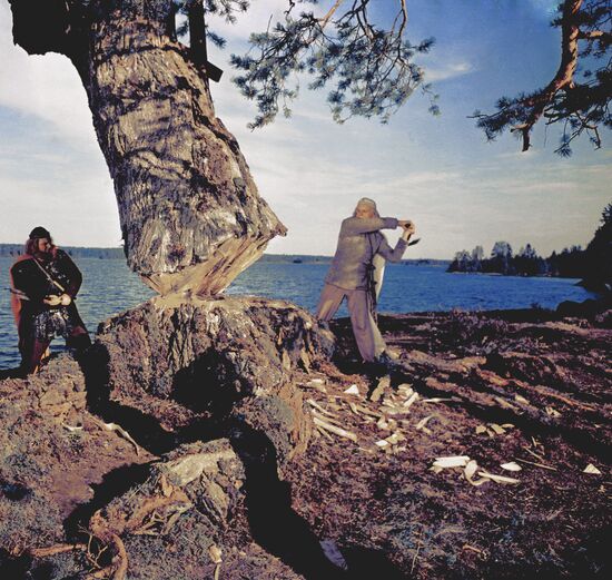 Still from Soviet-Finnish film "Sampo"