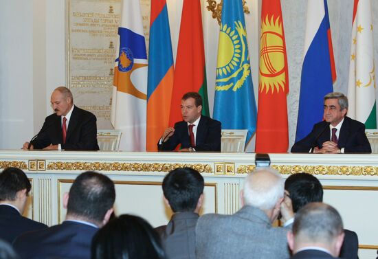 News conference following CSTO, EurAsEC summits