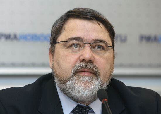 News conference by Igor Artemyev at RIA Novosti