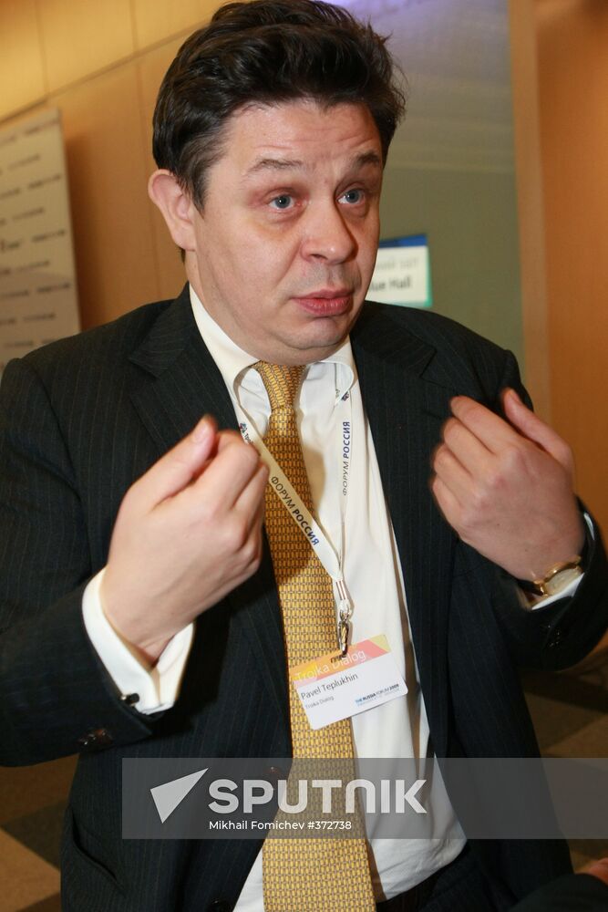 Forum Russia 2009 in Moscow