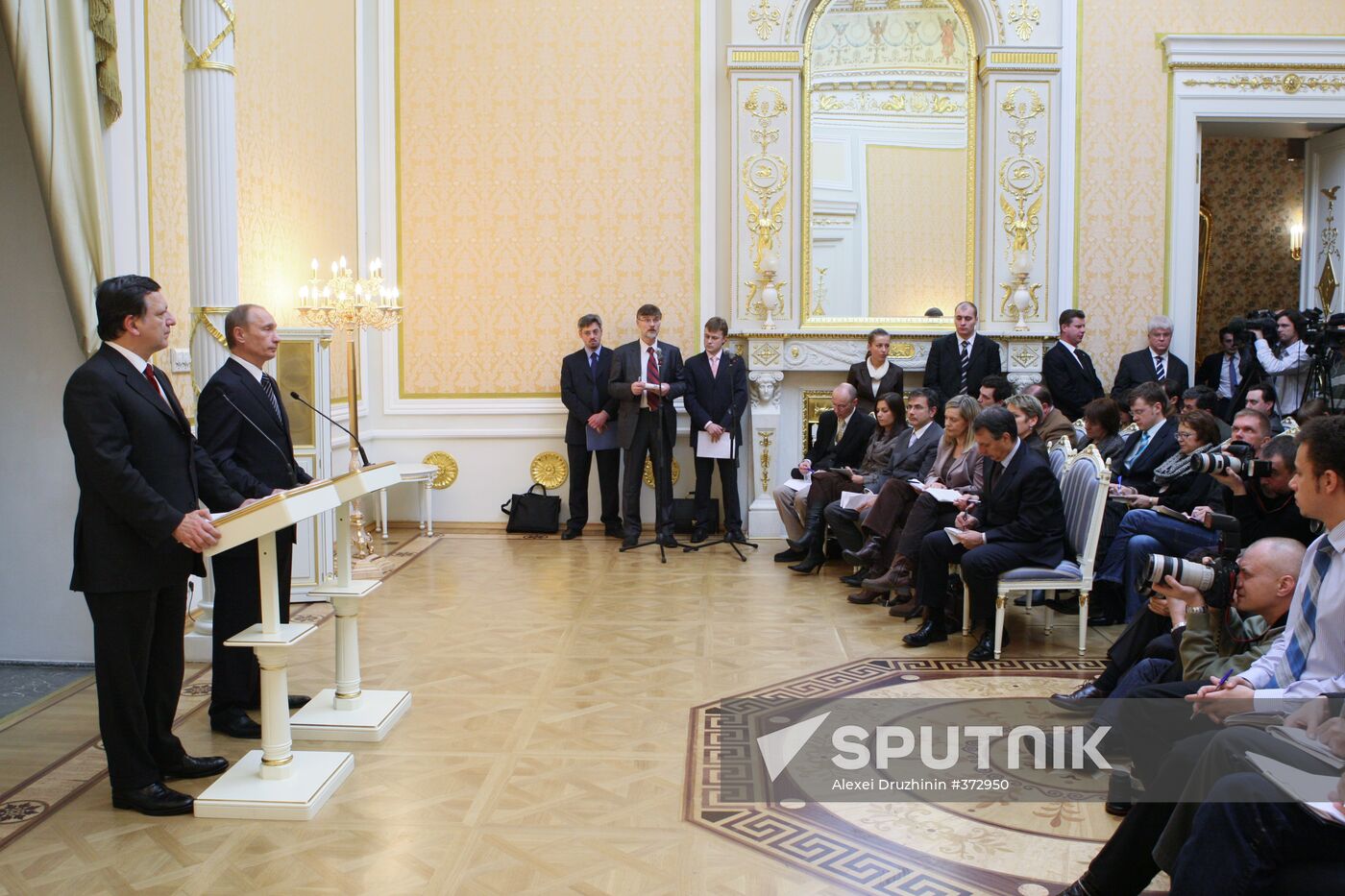 Press conference by Vladimir Putin and Jose Manuel Borroso