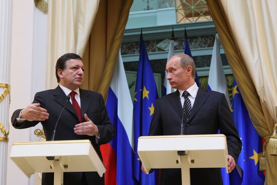 Press conference by Vladimir Putin and Jose Manuel Borroso