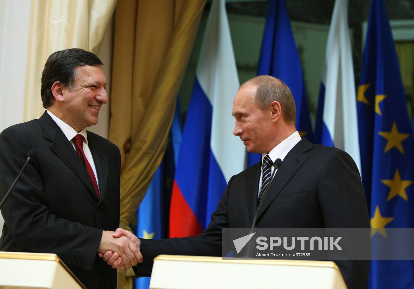 Press conference by Vladimir Putin and Jose Manuel Borroso