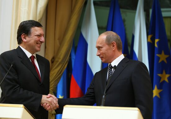 Press conference by Vladimir Putin and Jose Manuel Borroso