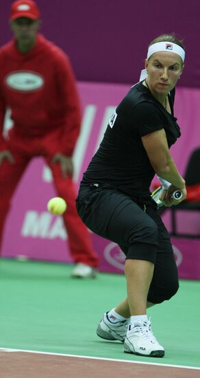 Tennis Fed Cup 2009, Day One: Russia vs. China
