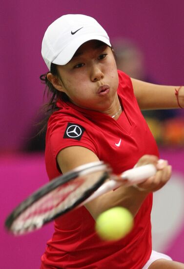 Tennis Fed Cup 2009, Day One: Russia vs. China