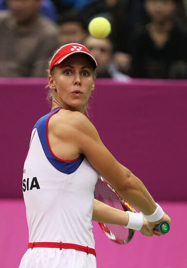Tennis Fed Cup 2009, Day One: Russia vs. China