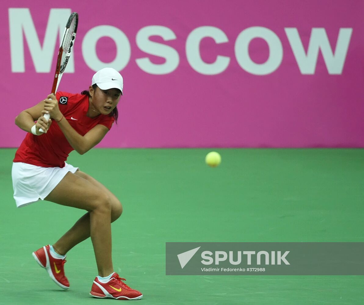 Tennis Fed Cup 2009, Day One: Russia vs. China
