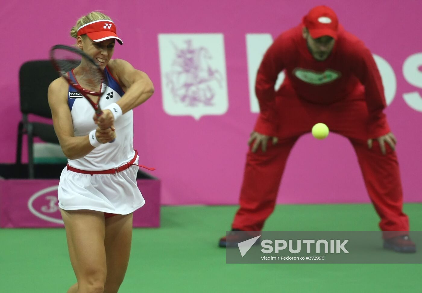 Tennis Fed Cup 2009, Day One: Russia vs. China