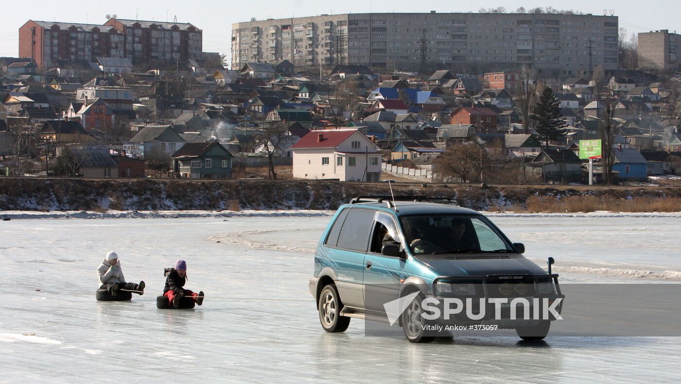 A ride of fun in the town of Nakhodka in Russia's Primorye Territory. Location: Russia, Primorsky krai region, Nakhodka. Author: Vitaliy Ankov/Sputnik. Views of Nakhodka