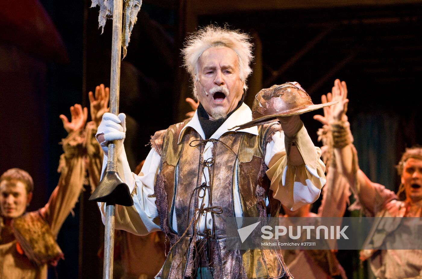 Vladimir Zeldin stars in the play "Man From La Mancha"