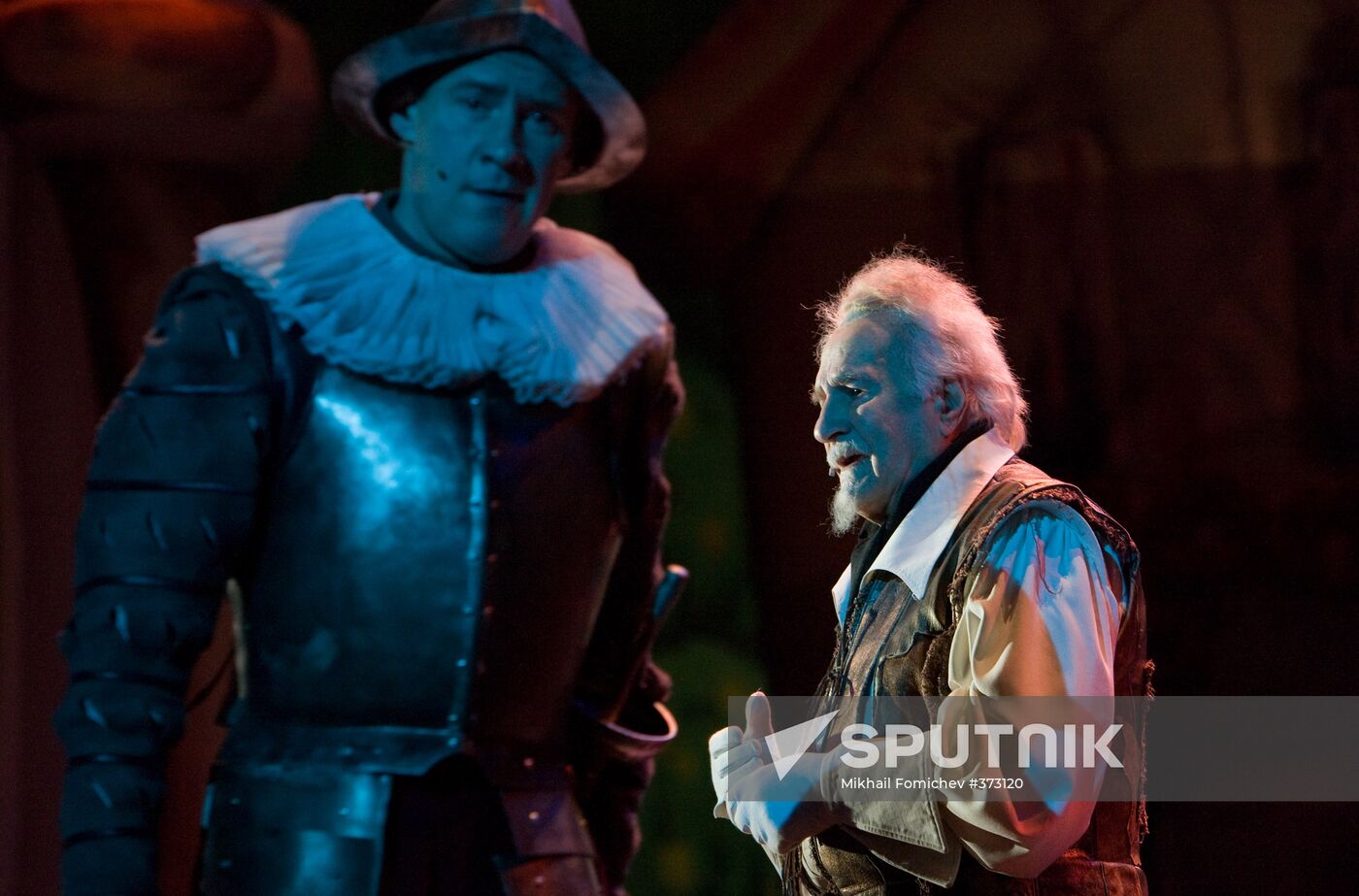 Vladimir Zeldin stars in the play "Man From La Mancha"