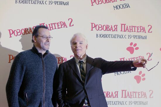 Steve Martin and Jean Reno present the movie "Pink Panther 2"