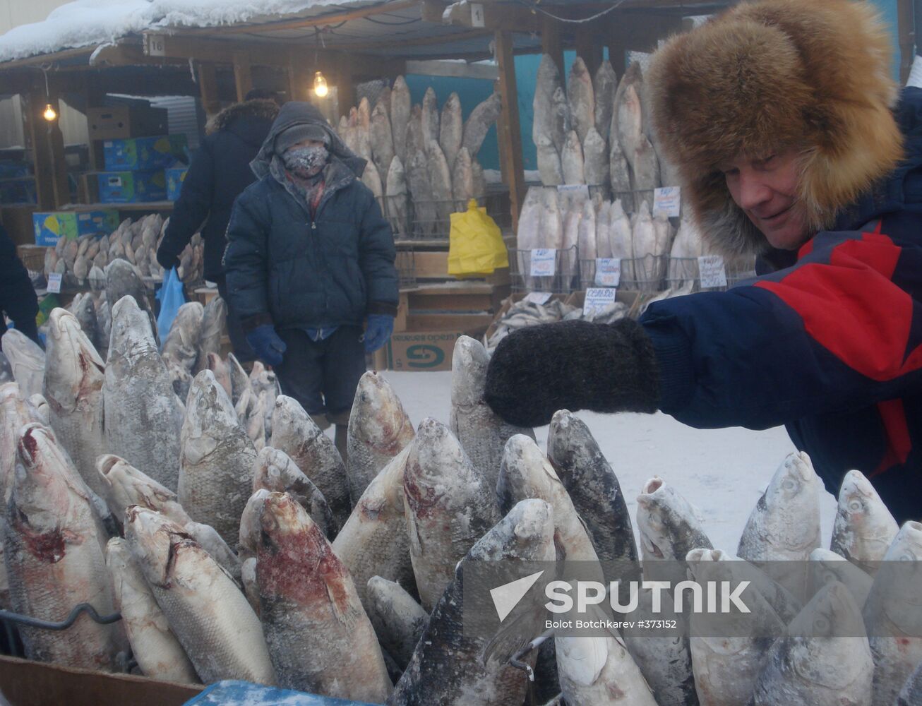 Peasant's market in Yakutsk