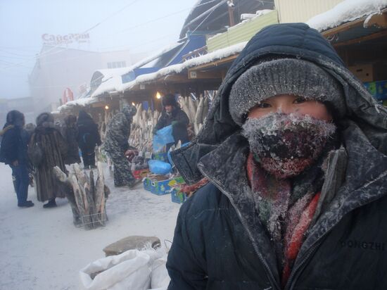 Peasant's market in Yakutsk