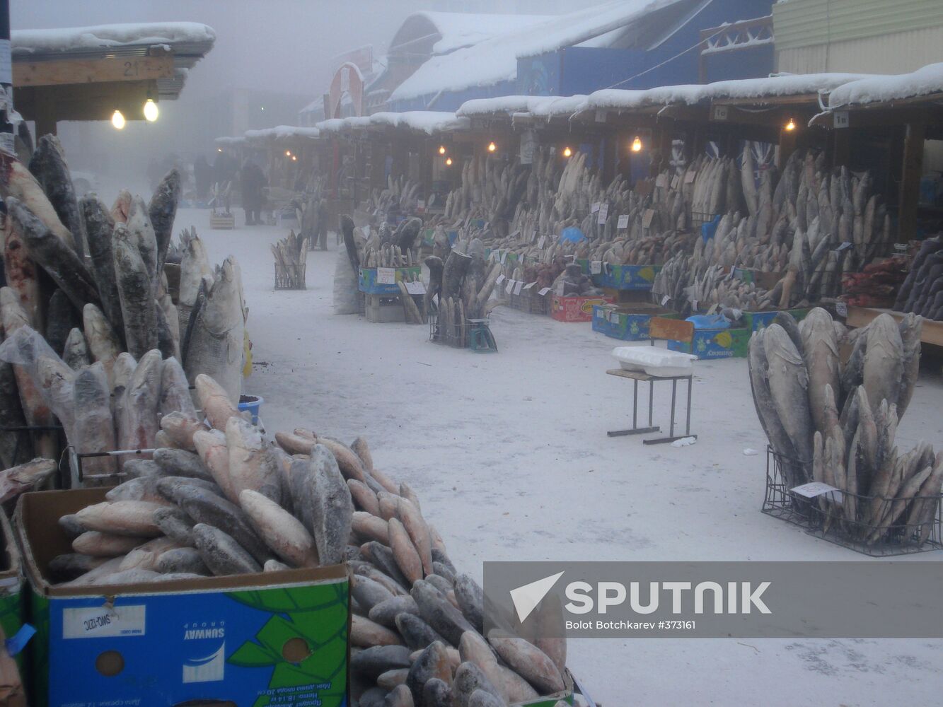 Peasant's market in Yakutsk