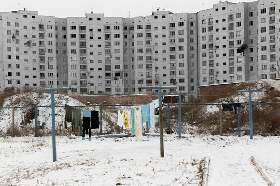 Residential area in Grozny