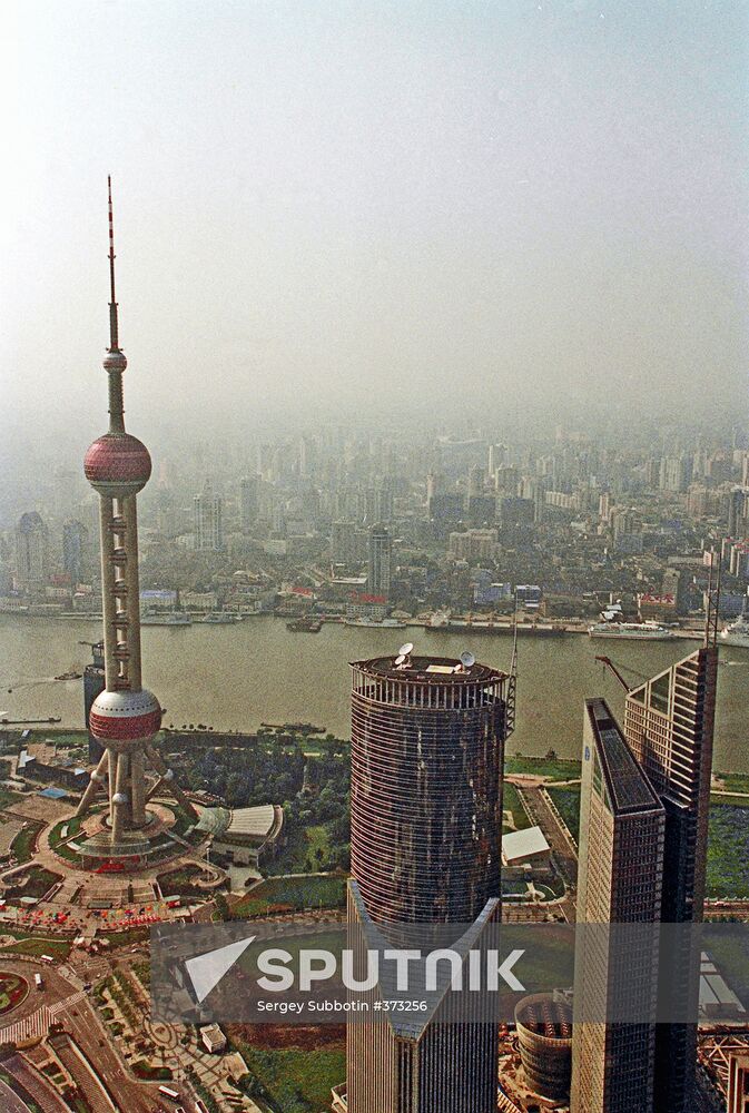 A panorama of Shanghai