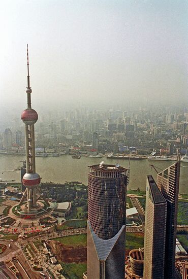 A panorama of Shanghai