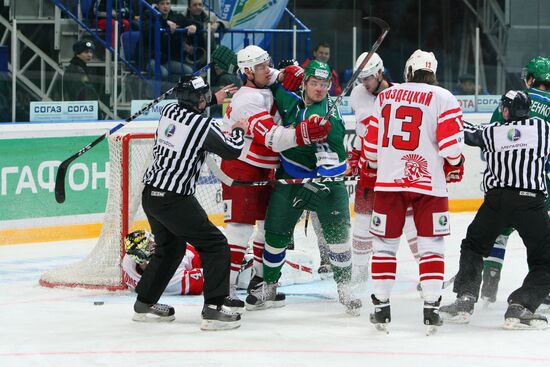 KHL. Salavat Yualev Ufa vs Spartak Moscow