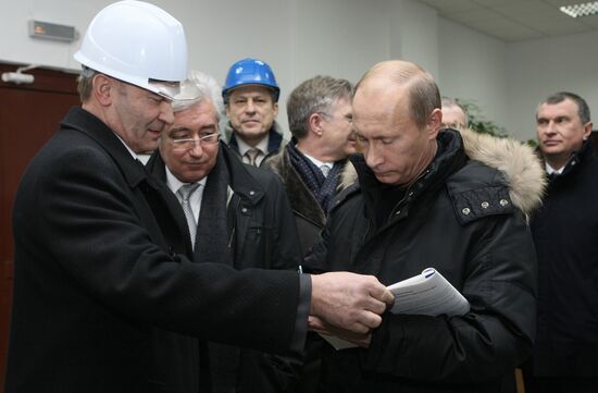 Vladimir Putin visits North-Western Federal District