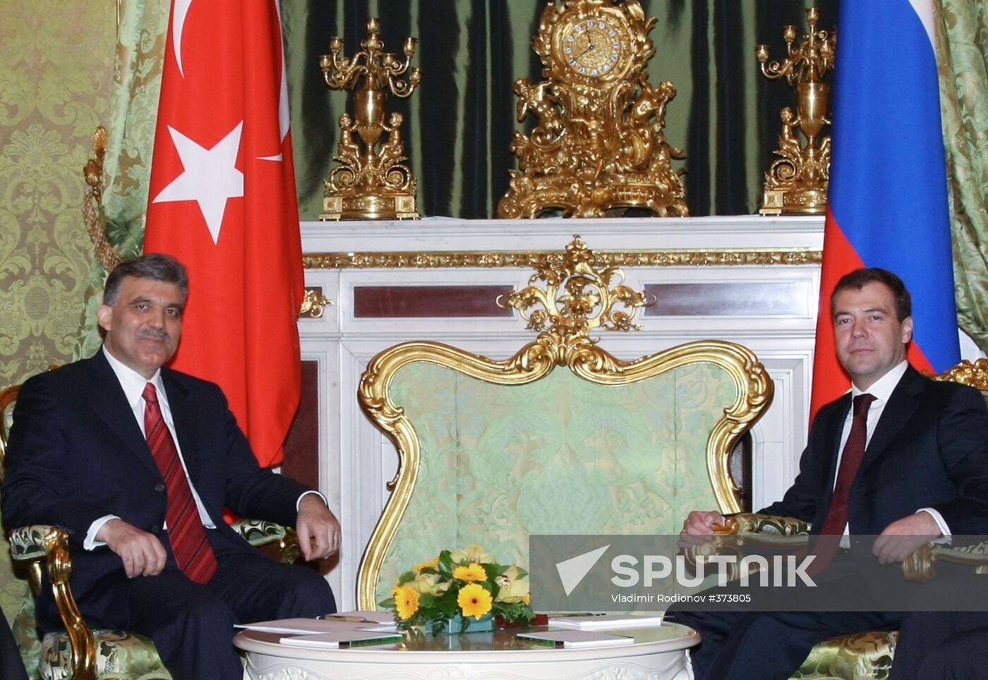 Turkish President Abdullah Gul visits Russia