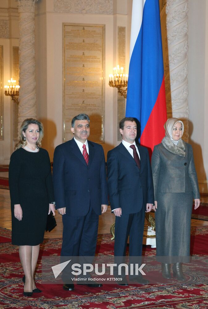 Turkish President Abdullah Gul visits Russia