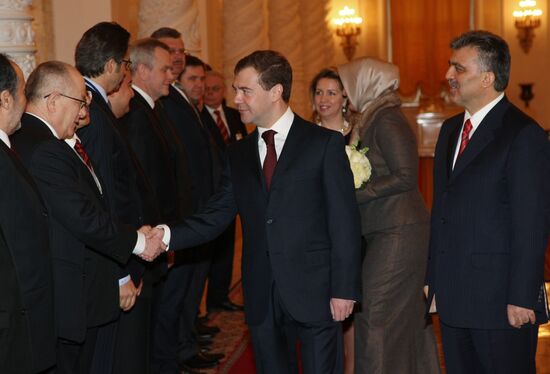 Turkish President Abdullah Gul visits Russia