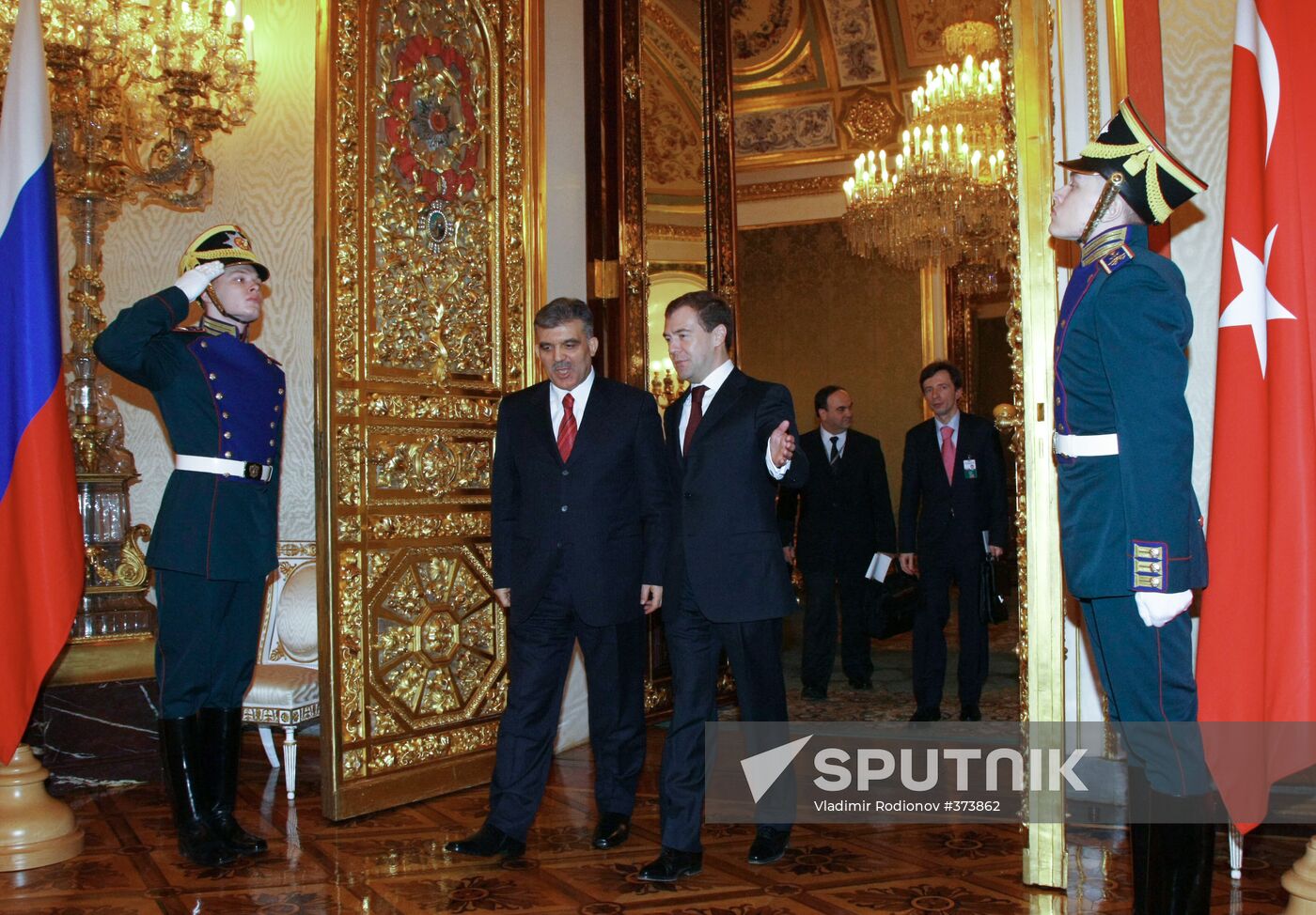 Turkish President Abdullah Gul visits Russia