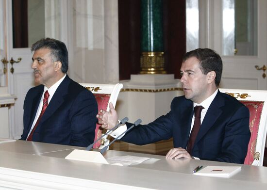 Turkish President Abdullah Gul's state visit to Russia