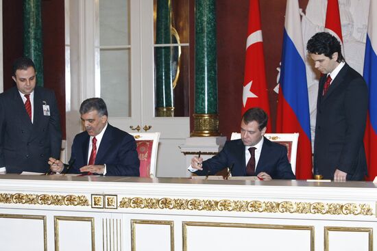 Turkish President Abdullah Gul's state visit to Russia