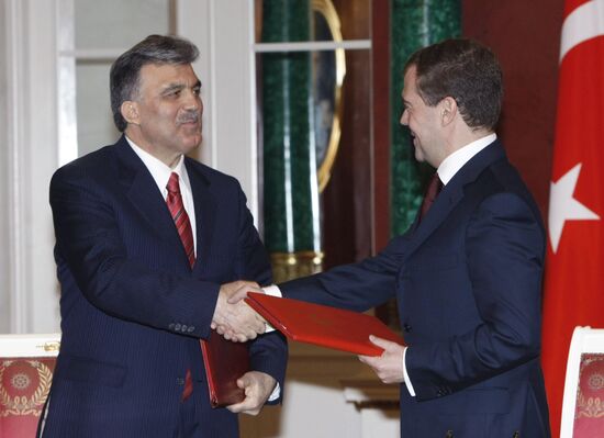 Turkish President Abdullah Gul's state visit to Russia