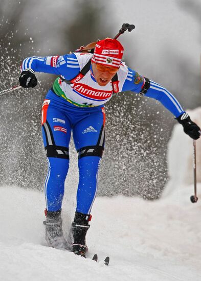 Olga Zaitseva wins bronze in 7.5 km sprint