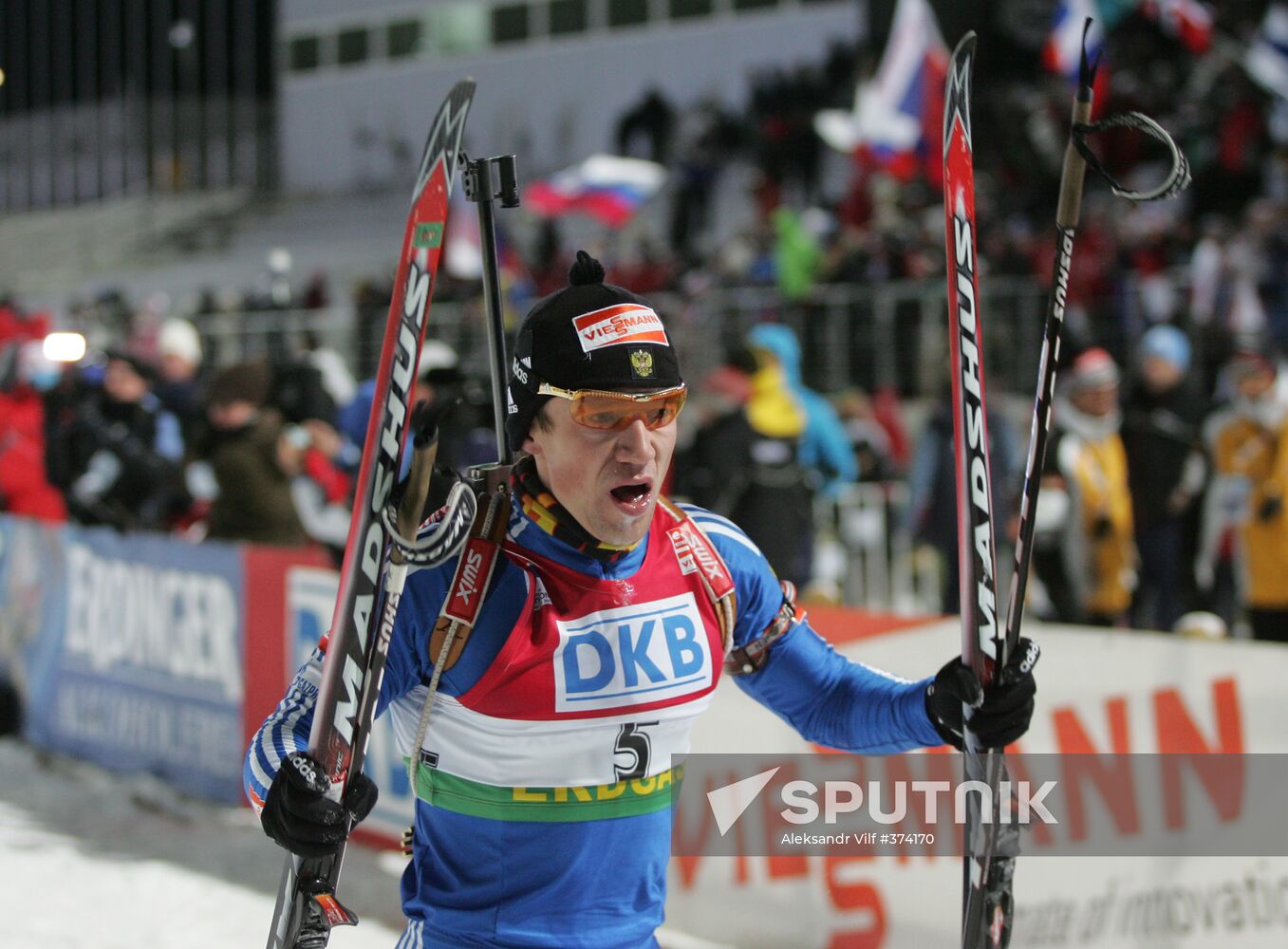 Maksim Chudov came second in men's pursuit