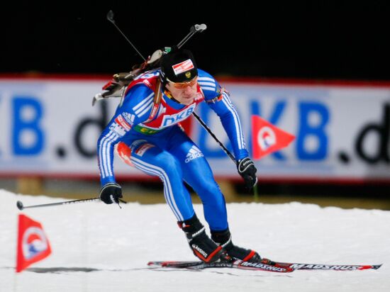 Maksim Chudov came second in men's pursuit