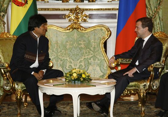 Bolivian President Evo Morales pays an official visit to Russia
