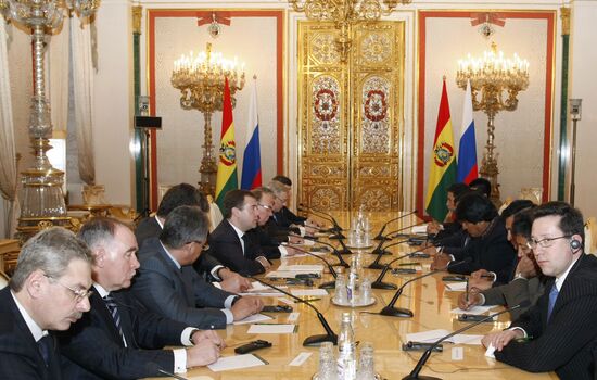 Bolivian President Evo Morales pays an official visit to Russia