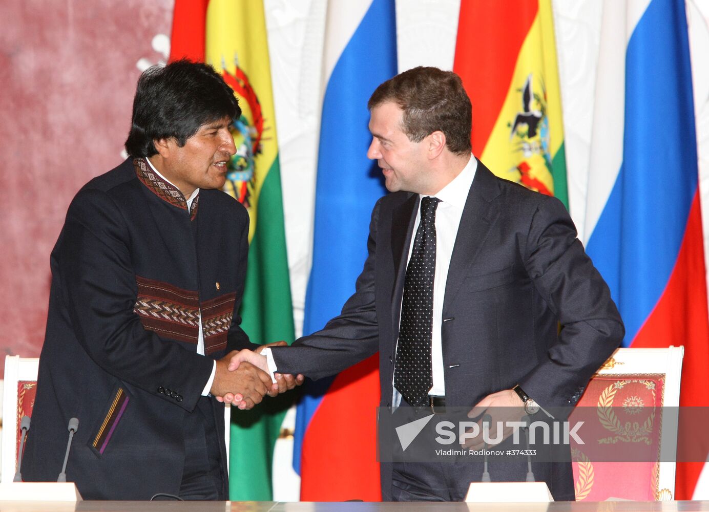 Bolivian President Evo Morales pays an official visit to Russia