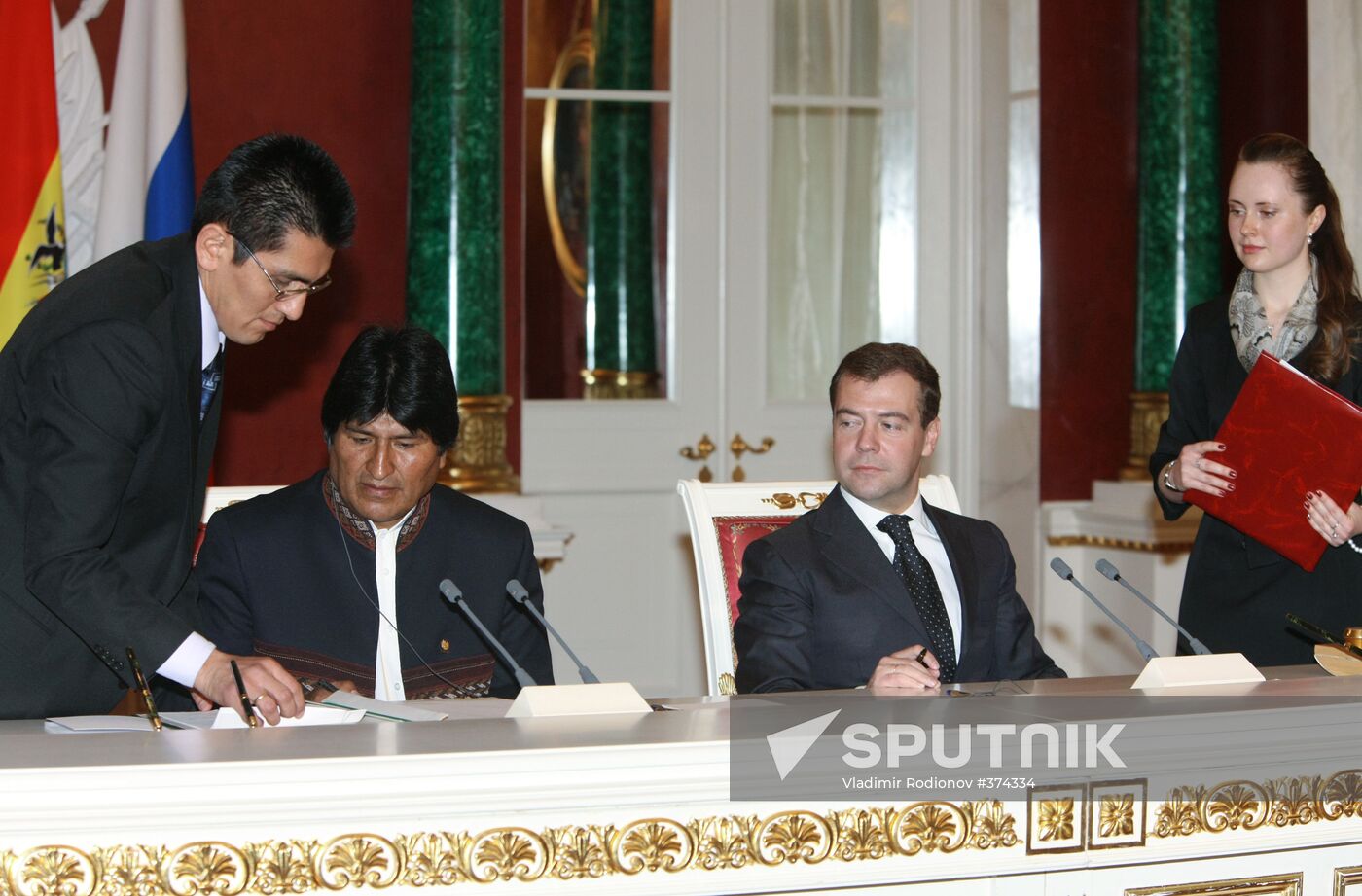 Bolivian President Evo Morales pays an official visit to Russia