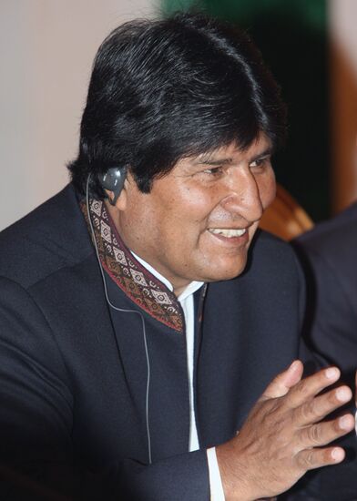 Bolivian President Evo Morales pays an official visit to Russia