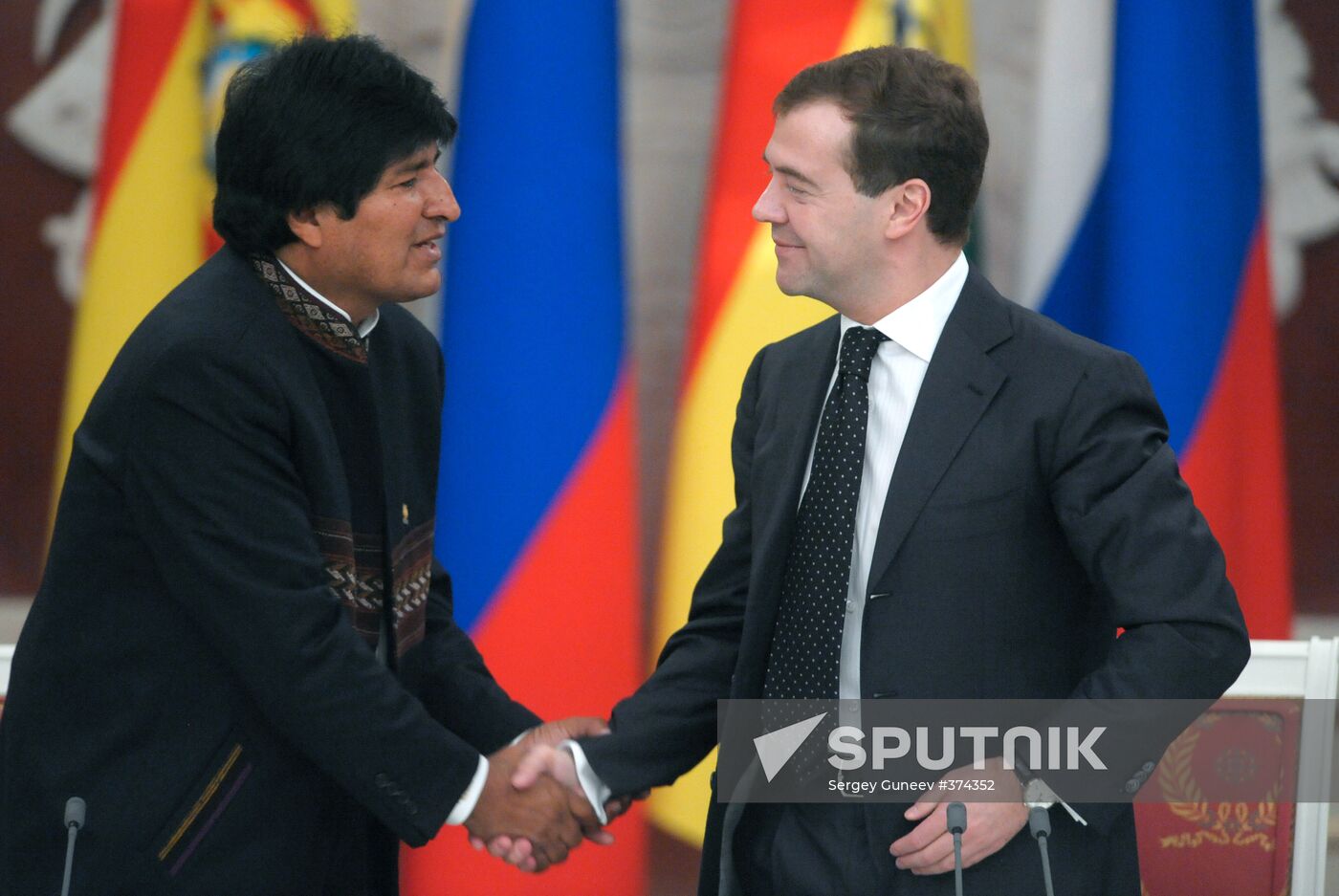 Bolivian President Evo Morales pays an official visit to Russia